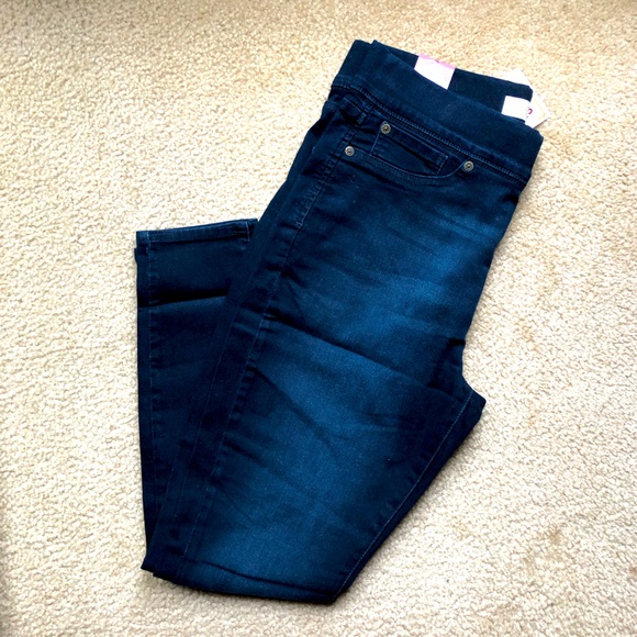 totally shaping pull on jeans